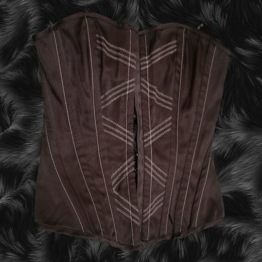 Brown corset